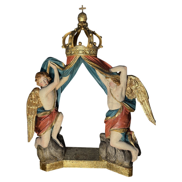 Tabernacle canopy with angels - 18th century