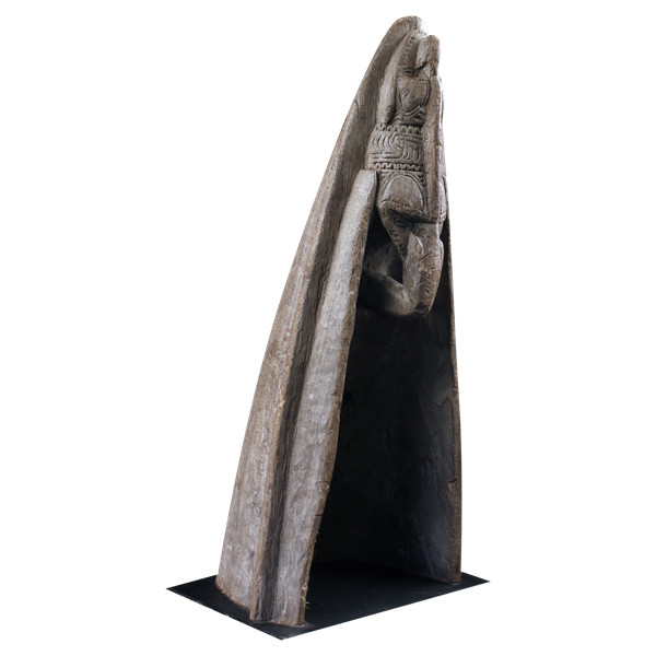 Dugout canoe, tribal art, oceanic art, sculpture, pacific art, Oceania, Melanesia