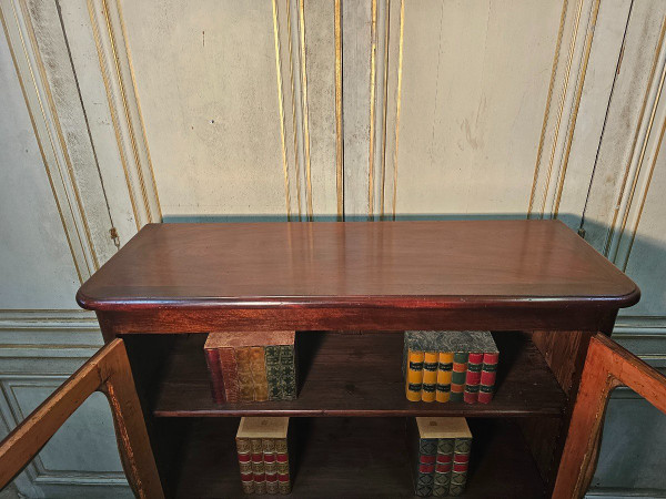 19th Century Louis XV Mahogany Bookcase