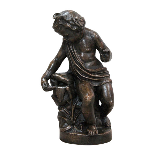 Gusseisen Bacchus trinkt aus der Quelle - 1900