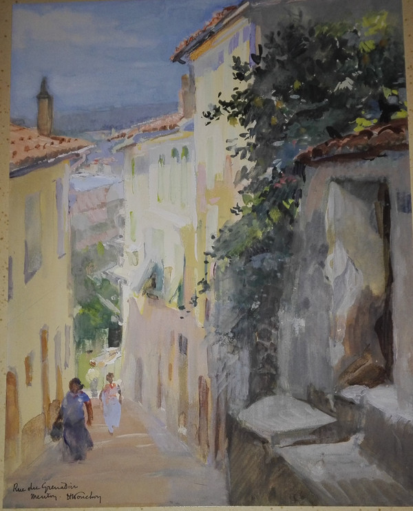 Denis Henri Conchon Ansicht von Menton