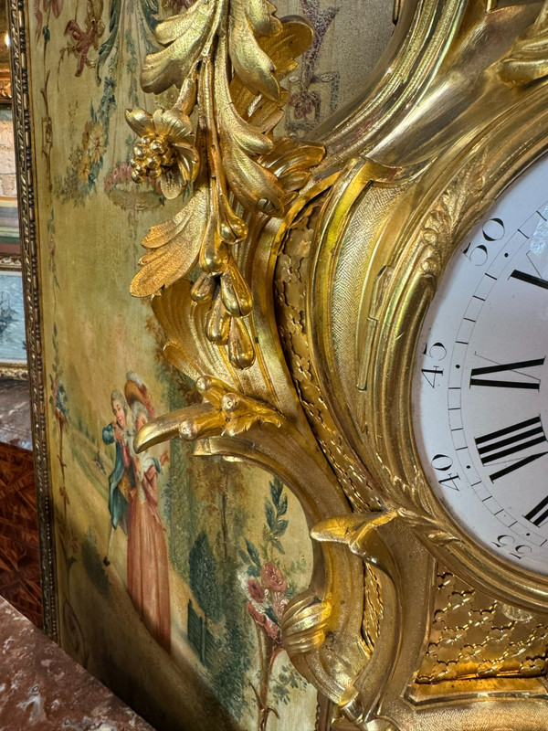 GILDED BRONZE WALL LAMP IN THE LOUIS XV STYLE