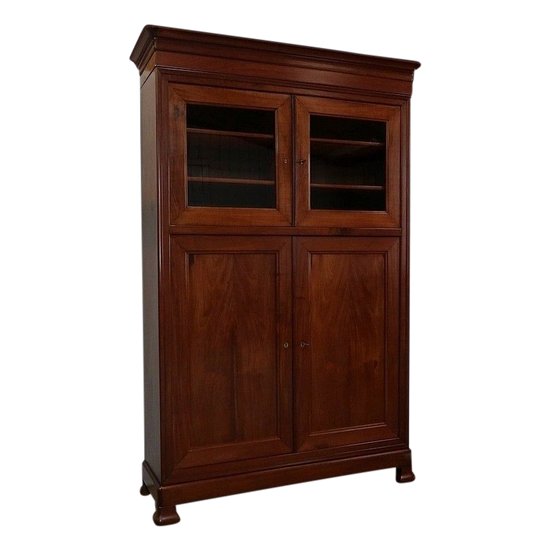  Important Mahogany four-door cabinet - 2nd part of the 19th century