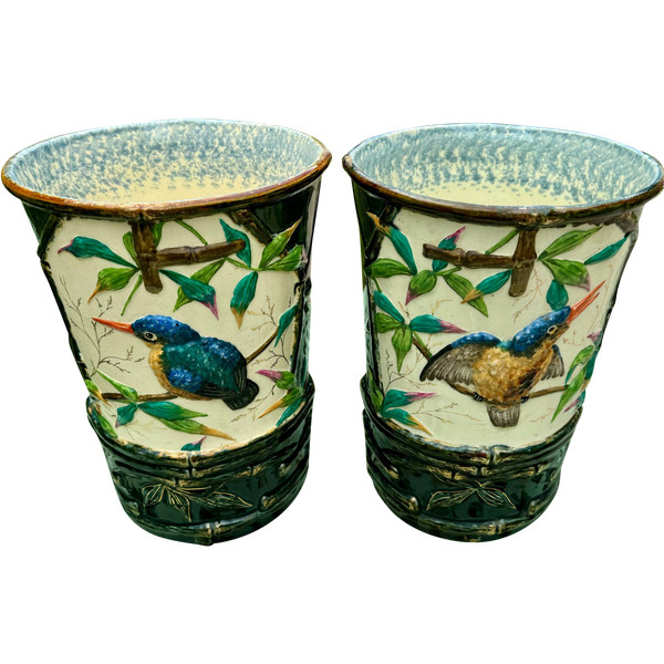 Pair of Art Nouveau vases