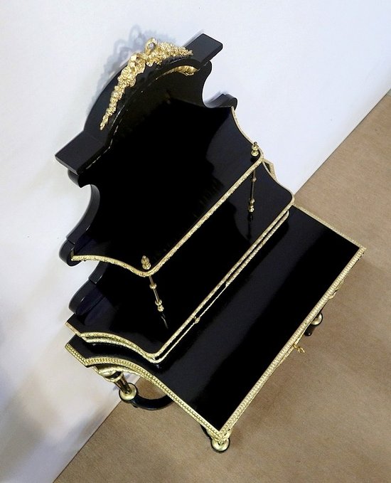  Petit Bureau de Dame en Poirier noirci, époque Napoléon III – Milieu XIXe 