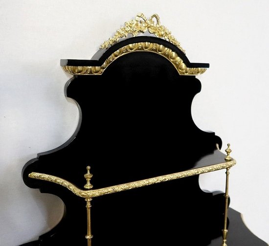  Petit Bureau de Dame en Poirier noirci, époque Napoléon III – Milieu XIXe 