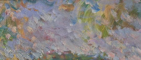 Jacques GAUTHERIN (1929-1997), Original Öl/Leinwand, signiert – Garten, Haus, Impressionismus
