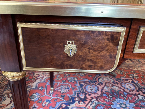 BUREAU PLAT TOUTES FACES DE STYLE LOUIS XVI