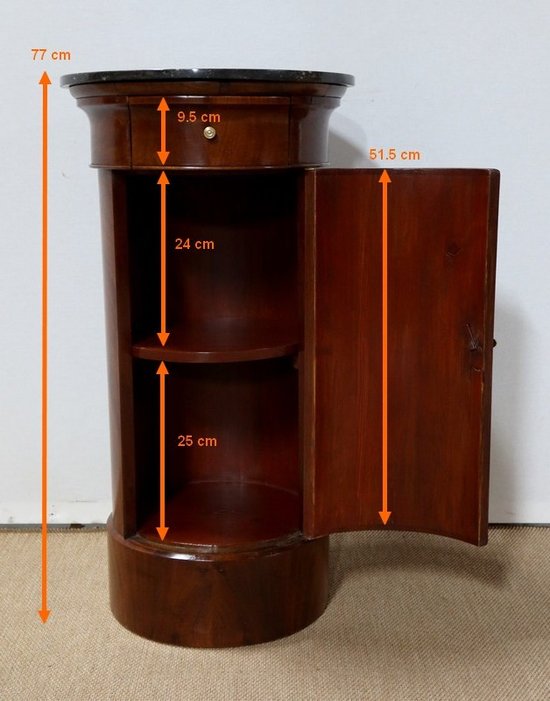  Somno en Placage de Ronce d’Acajou, époque Empire - 1804 