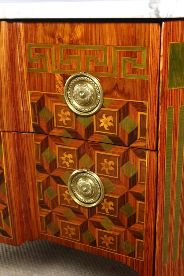 Commode sauteuse Transition XVIIIème siècle