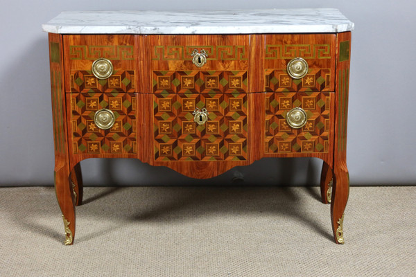 Commode sauteuse Transition XVIIIème siècle
