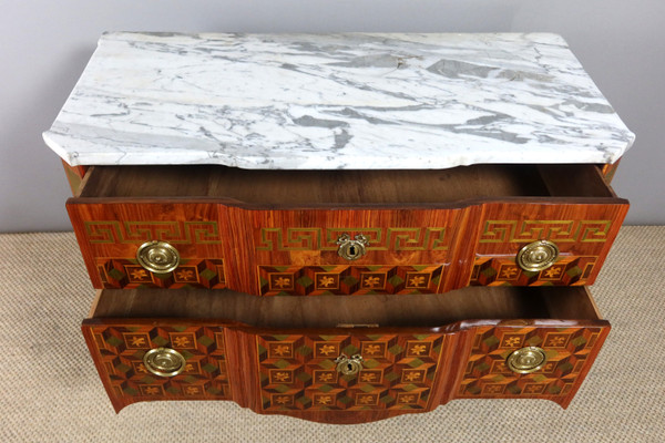 Commode sauteuse Transition XVIIIème siècle