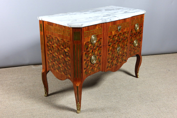 Commode sauteuse Transition XVIIIème siècle