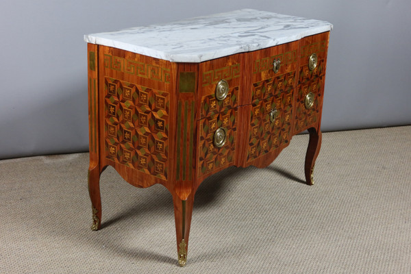 Commode sauteuse Transition XVIIIème siècle