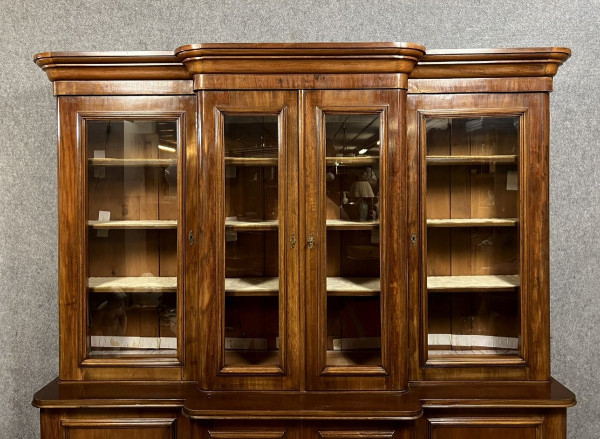 Libreria in mogano di epoca napoleonica III, 1850 ca.