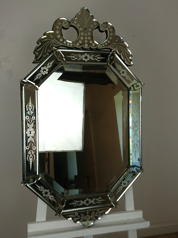 Miroir vénitien début XX siècle 