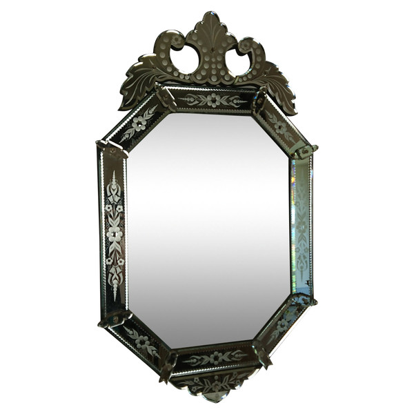 Miroir vénitien début XX siècle 