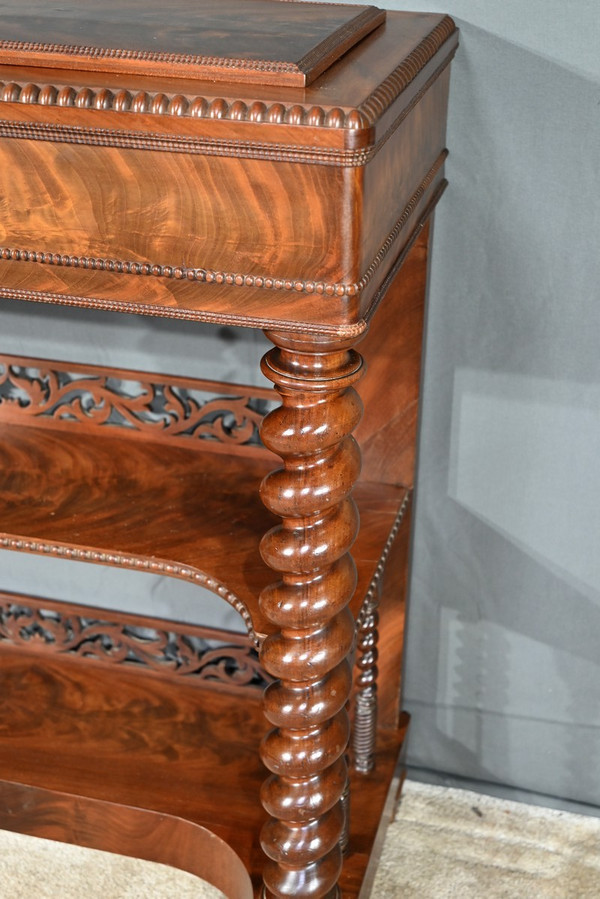 Fioriera in mogano, stile restauro - Metà del XIX secolo
