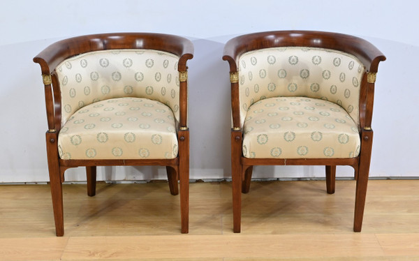 Stained Beech salon J&J Kohn, Empire style - Early 20th century