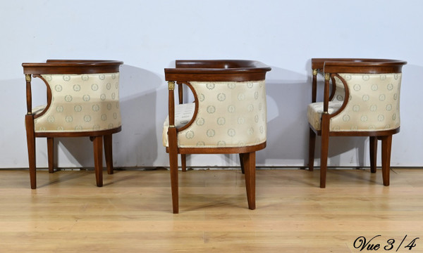 Stained Beech salon J&J Kohn, Empire style - Early 20th century