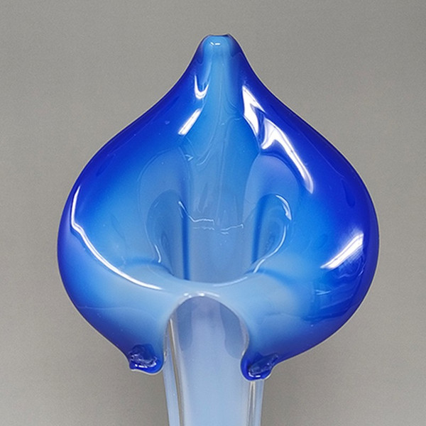 1960er Jahre Erstaunlich Jack in the Pulpit "Calla Lily" Vase aus Muranoglas