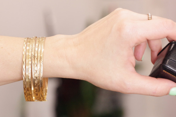bracciale bangle in oro 18k, bracciale bangle, gioielli vintage, bracciale bangle di seconda mano