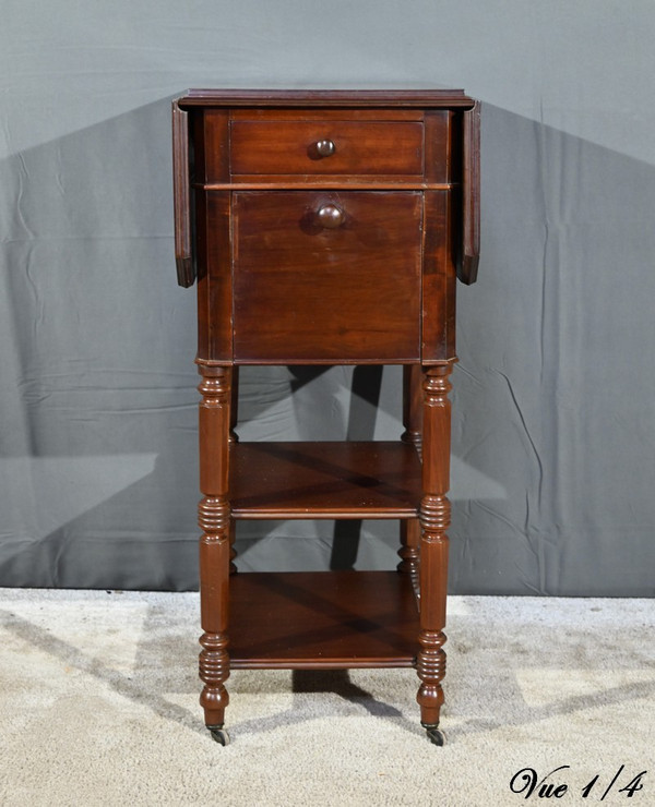 Petite Table à Volets en Acajou, Maison Lemarchand, A. Lemoine – Milieu XIXe
