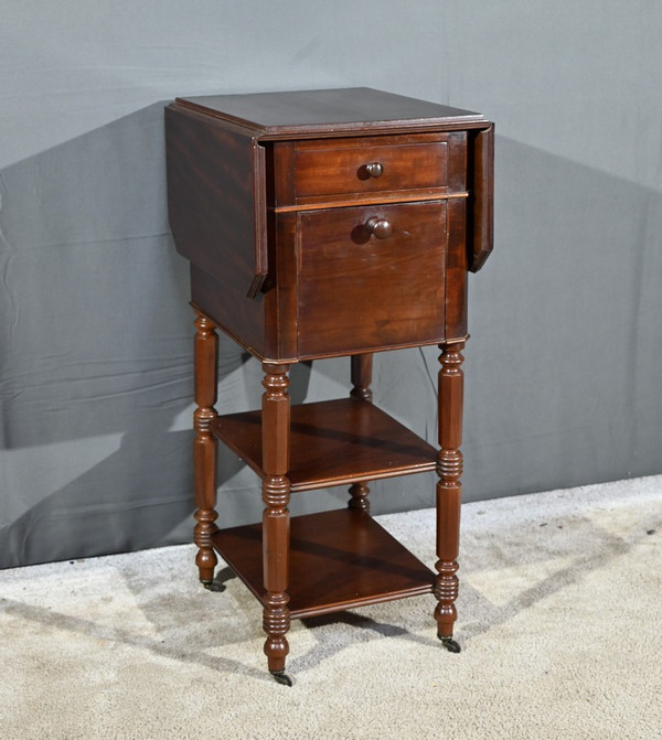Petite Table à Volets en Acajou, Maison Lemarchand, A. Lemoine – Milieu XIXe