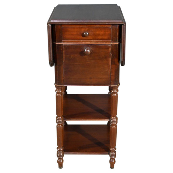 Petite Table à Volets en Acajou, Maison Lemarchand, A. Lemoine – Milieu XIXe