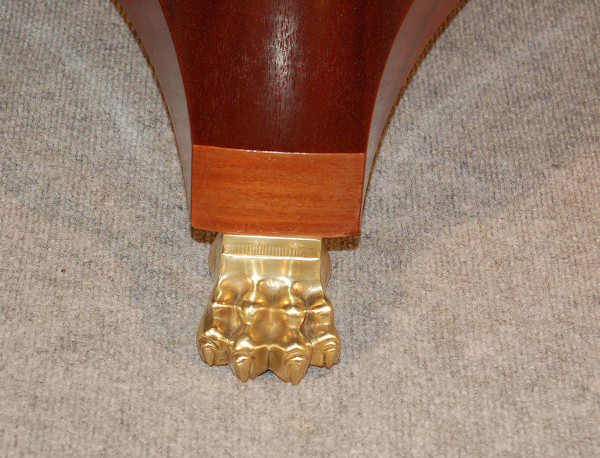 Table Guéridon 1940  Dlg André Arbus Pieds griffes En Bronze