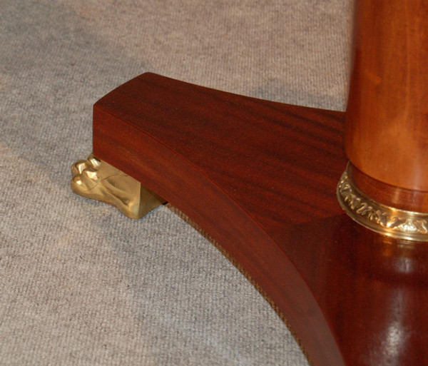 Table Guéridon 1940  Dlg André Arbus Pieds griffes En Bronze