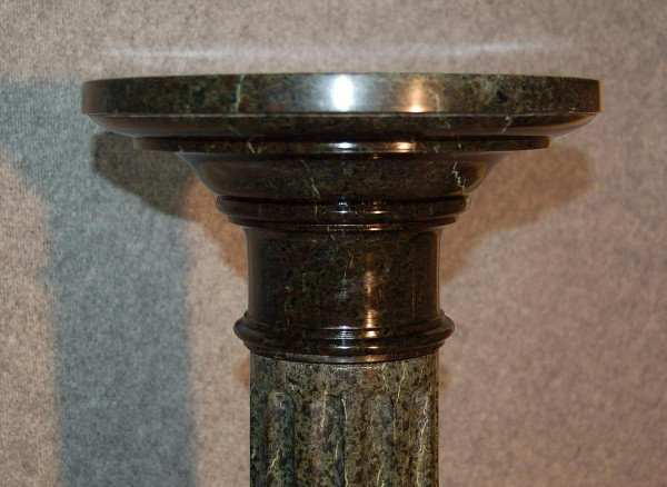 Large Fluted Marble Column, 19th Century 151 Cm