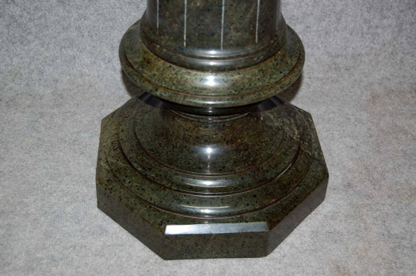 Large Fluted Marble Column, 19th Century 151 Cm