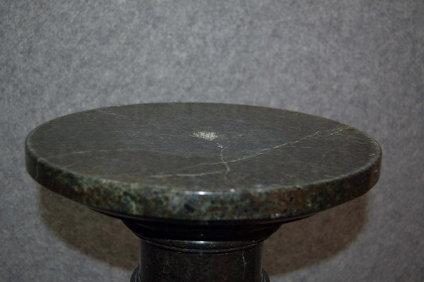 Large Fluted Marble Column, 19th Century 151 Cm