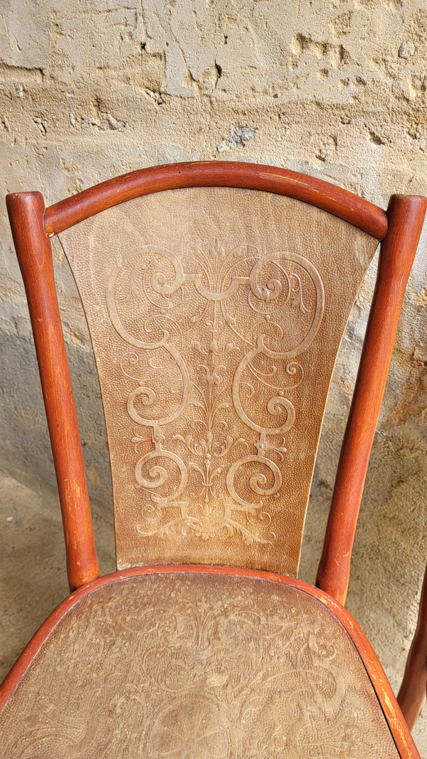 Paar Jugendstil-Stühle von Thonet 1900's