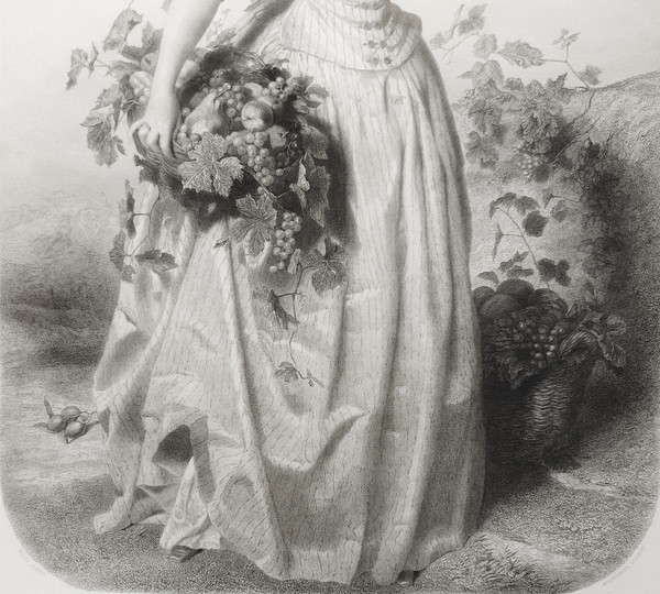 Les Quatre Saisons Série De 4 Gravures Par Posselwhite d'Après Vidal Goupil éditeur