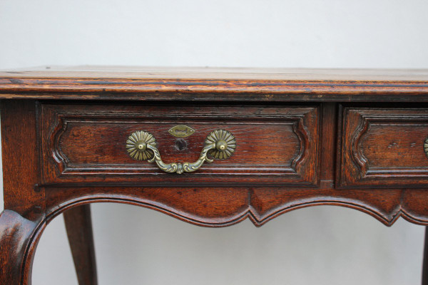 Table Louis XV En Chêne  XVIIIe Siècle