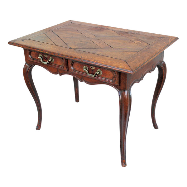 Table Louis XV En Chêne  XVIIIe Siècle