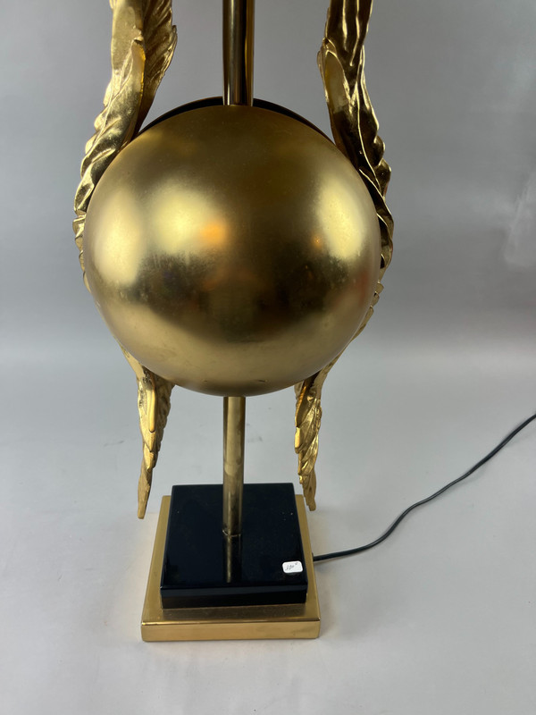Lampe dorée à poser dans le gout de la Maison Charles 