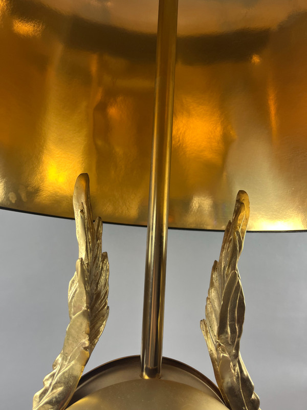 Lampe dorée à poser dans le gout de la Maison Charles 