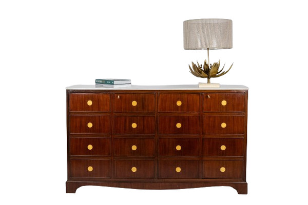 Credenza "trompe-l'oeil" in palissandro. 1950 circa. LS5875856T