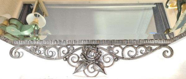 Miroir Art Déco Fer Forgé