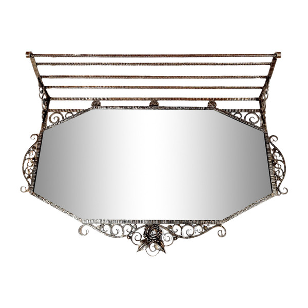 Miroir Art Déco Fer Forgé