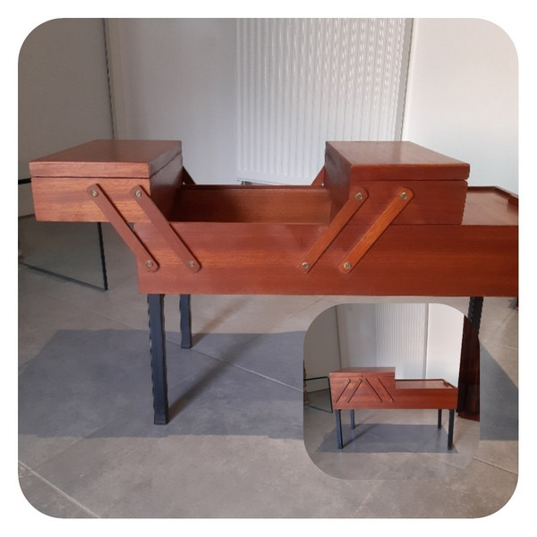 Meuble d appoint - travailleuse - boite de rangement