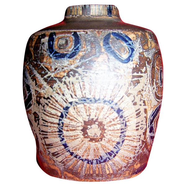 Art Deco stoneware vase from Royal Copenhagen