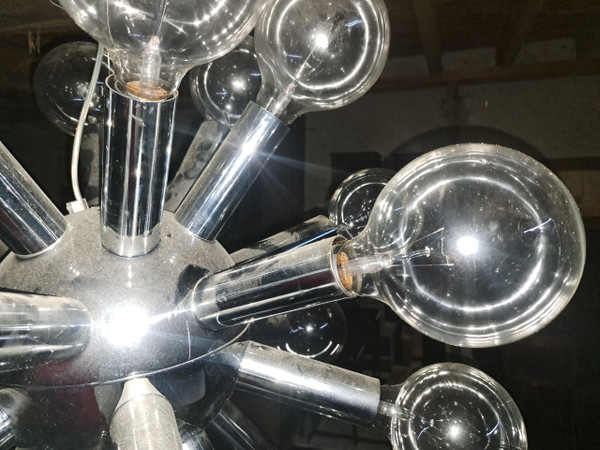 Vintage 24-light “Sputnik” Pendant Chandelier