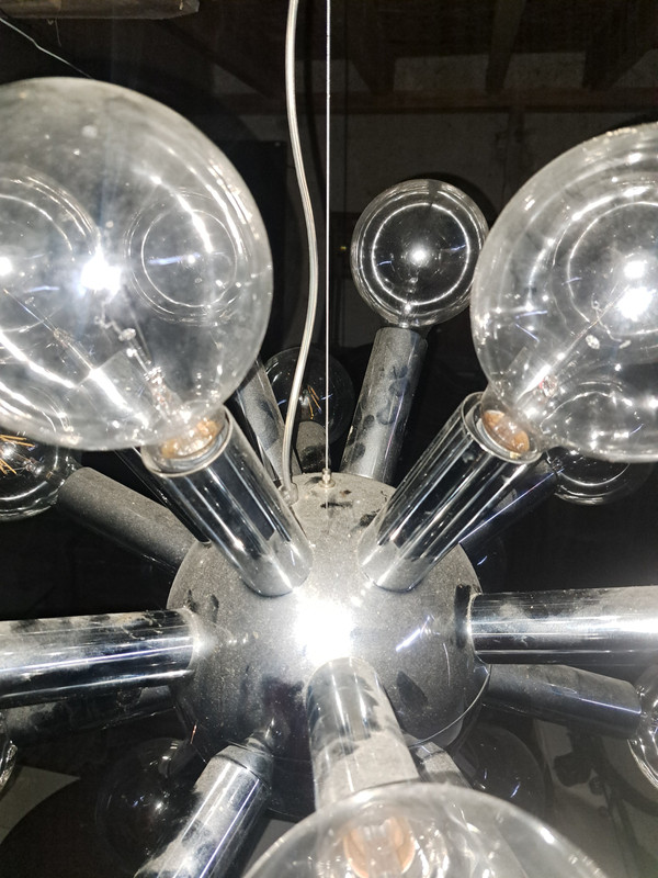 Vintage 24-light “Sputnik” Pendant Chandelier