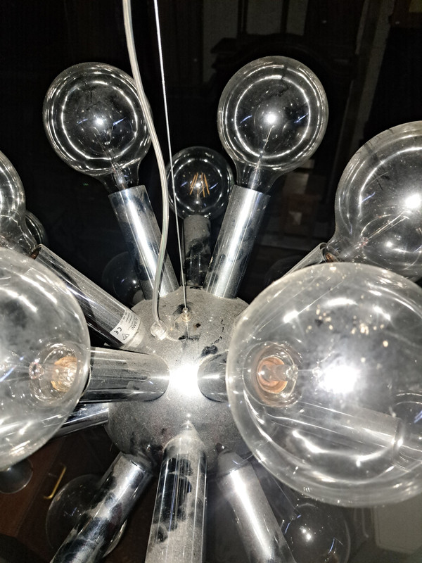 Vintage 24-light “Sputnik” Pendant Chandelier