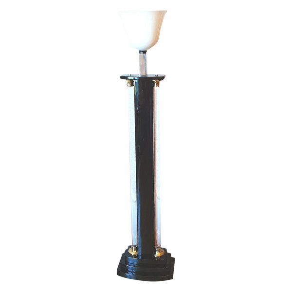 1970 Floor Lamp Lacquer And Lucite By Eric Maville And Jean Claude Mahey
