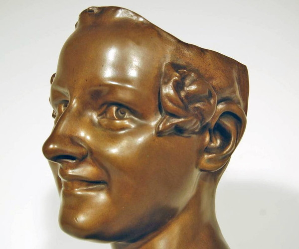 Secondo Jean-baptiste Carpeaux (1827-1875) Bronzo "la donna napoletana che ride"